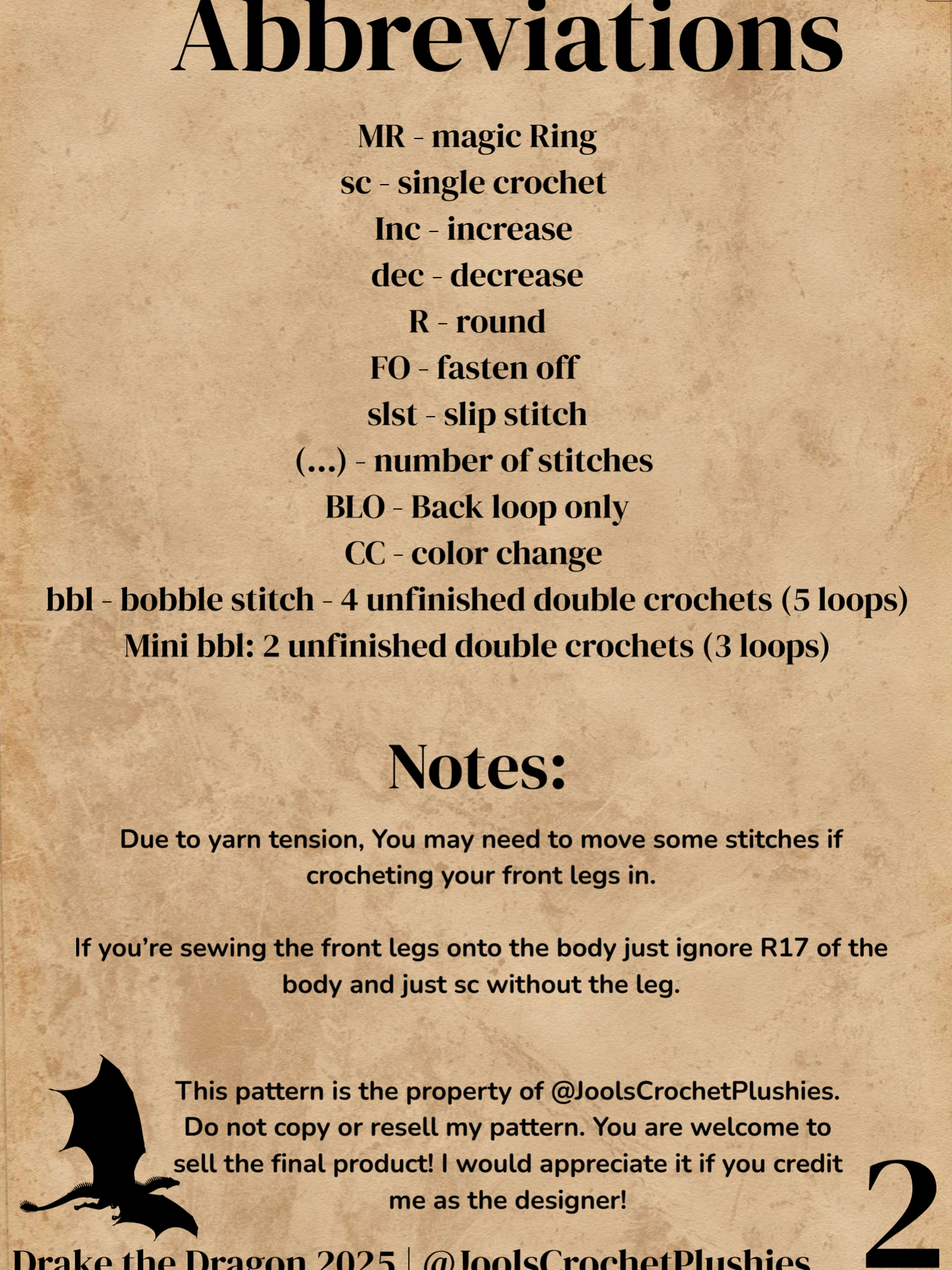 Drake the Dragon Crochet Pattern (Digital pattern)