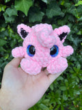 Pink Puffy Ball Plushie
