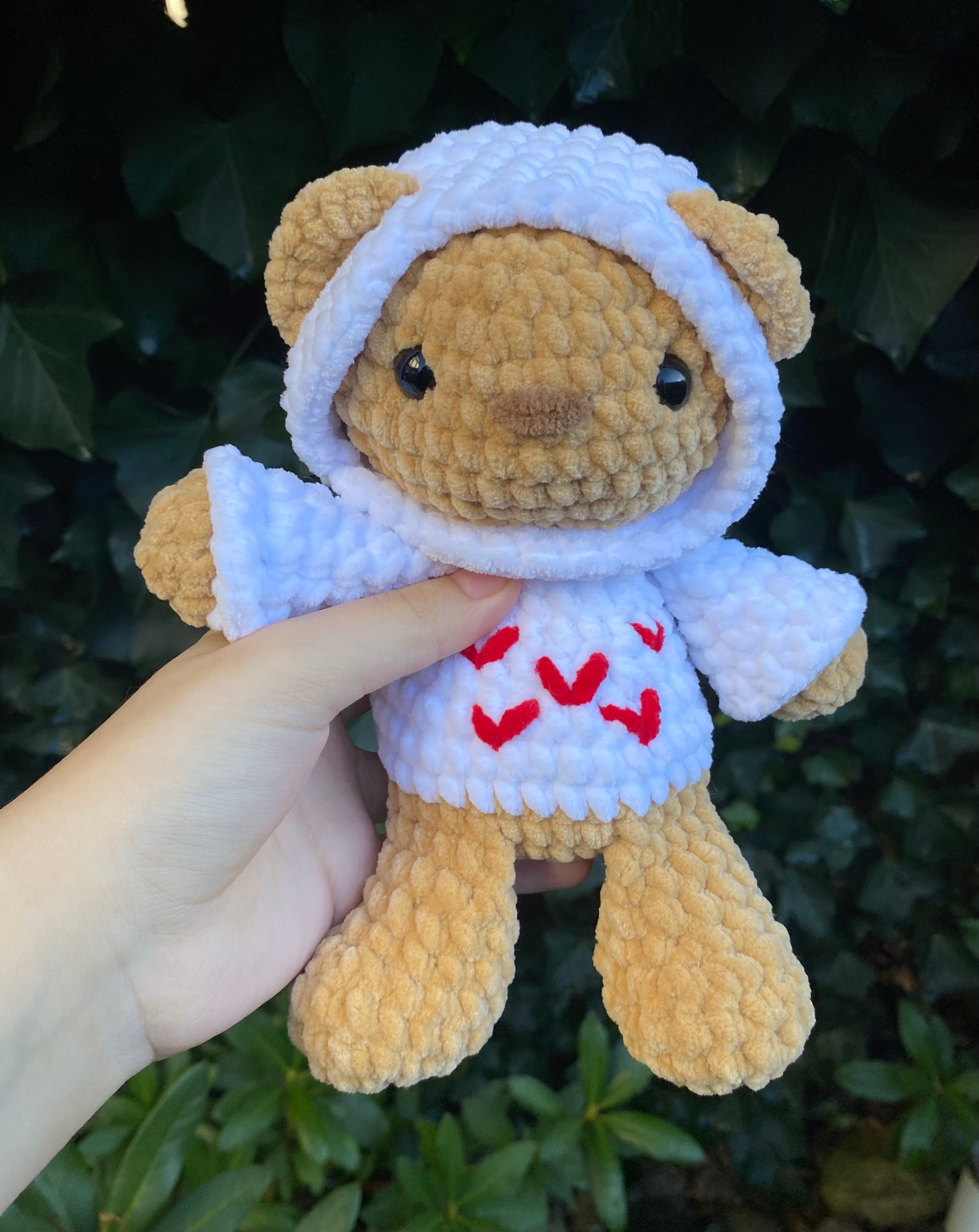 Bear with Hoodie Plushie