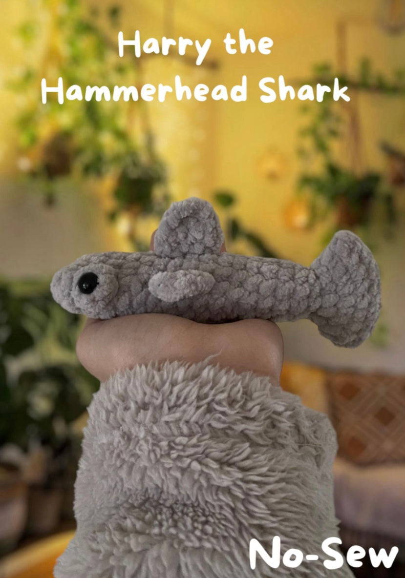 Harry the Hammerhead shark (Crochet Pattern)