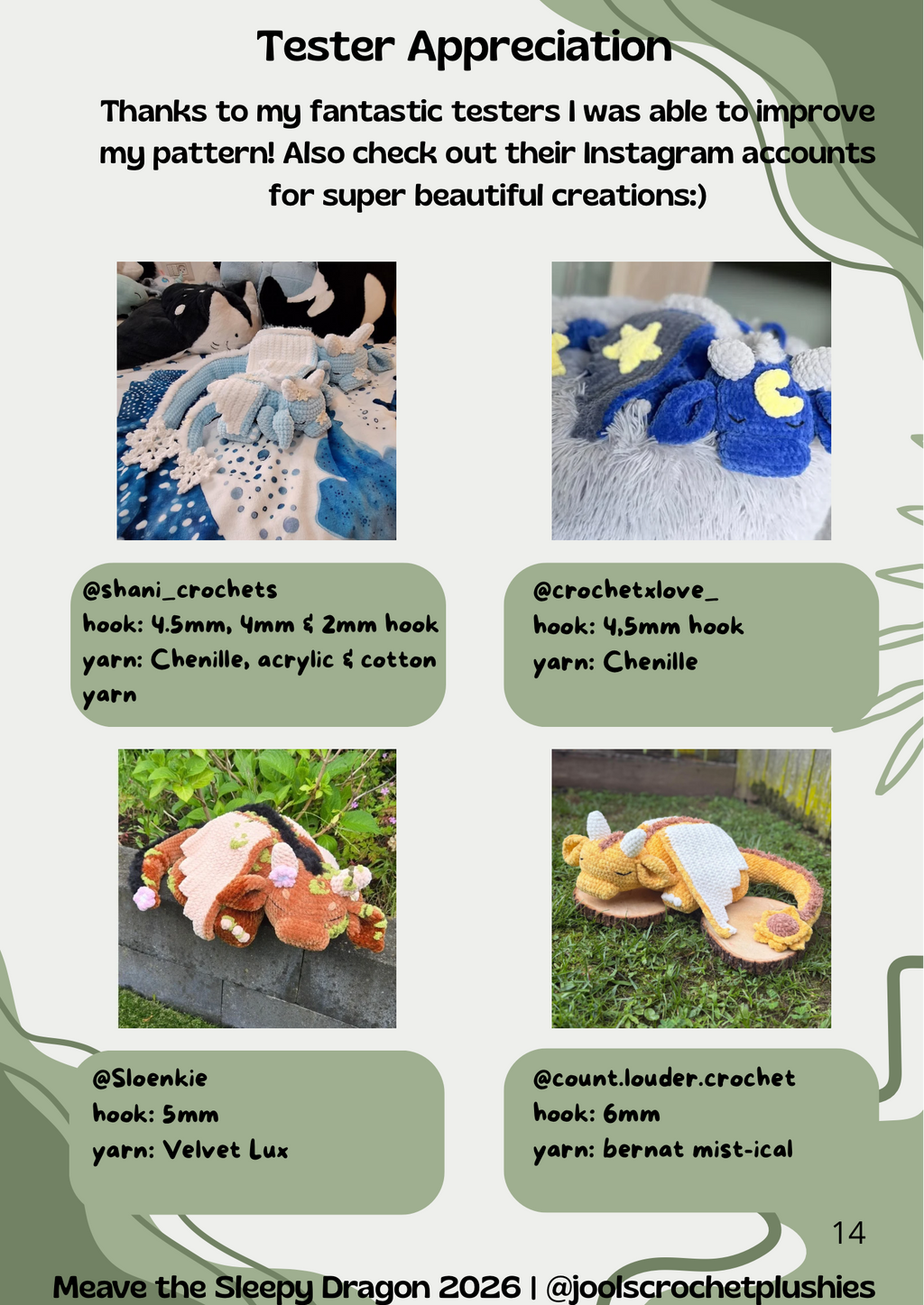 Dragon Bundle: Maeve the Sleepy Dragon and Maisie the Sleepy Dragon (Digital Patterns)