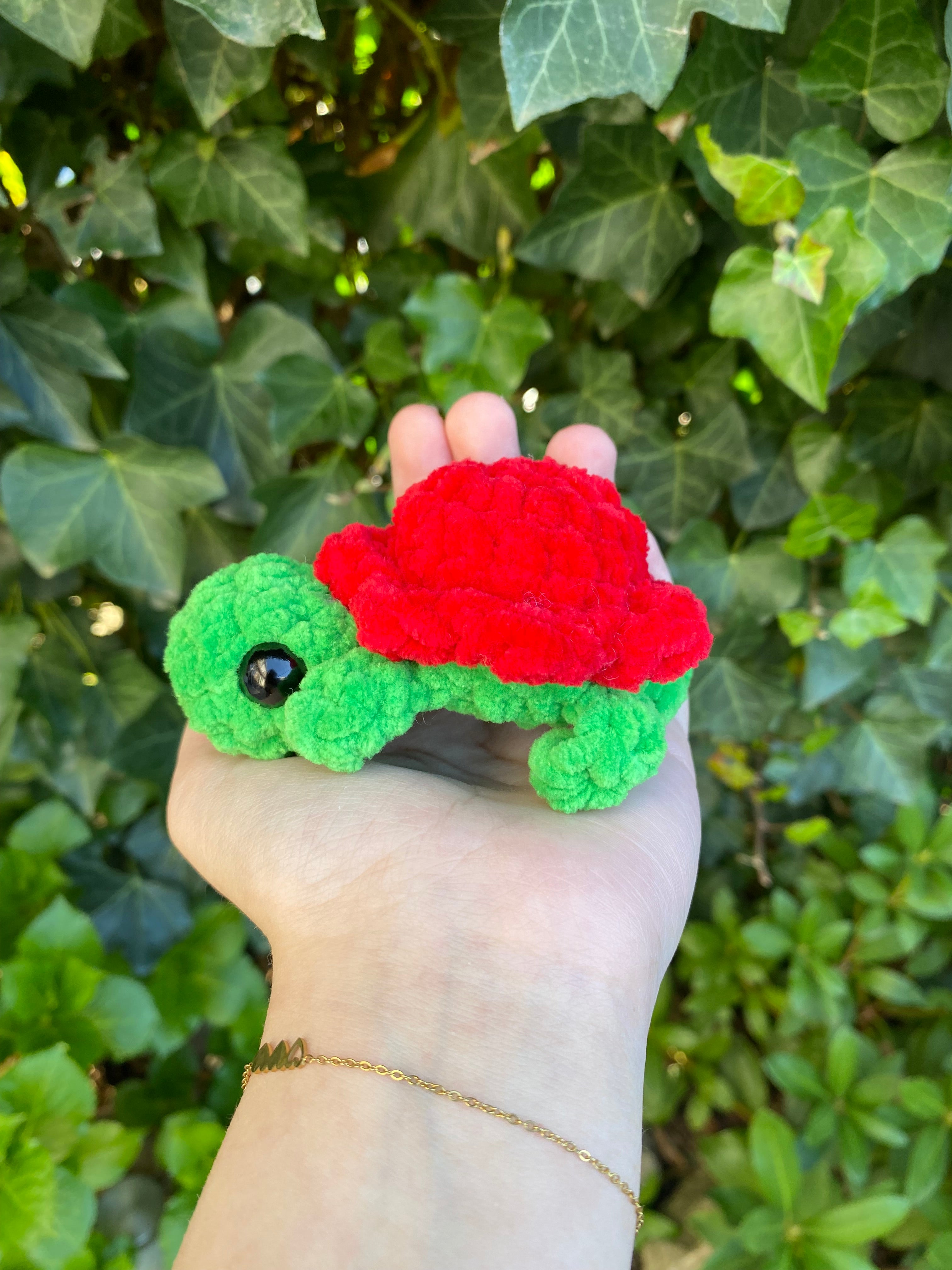 Baby Flower Turtle Plushie