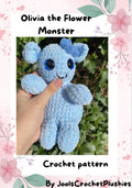 Olivia the Flower Monster Crochet Pattern (Digital Pattern)