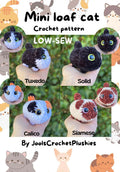 Mini Loaf Cats Crochet Pattern (Digital Pattern)