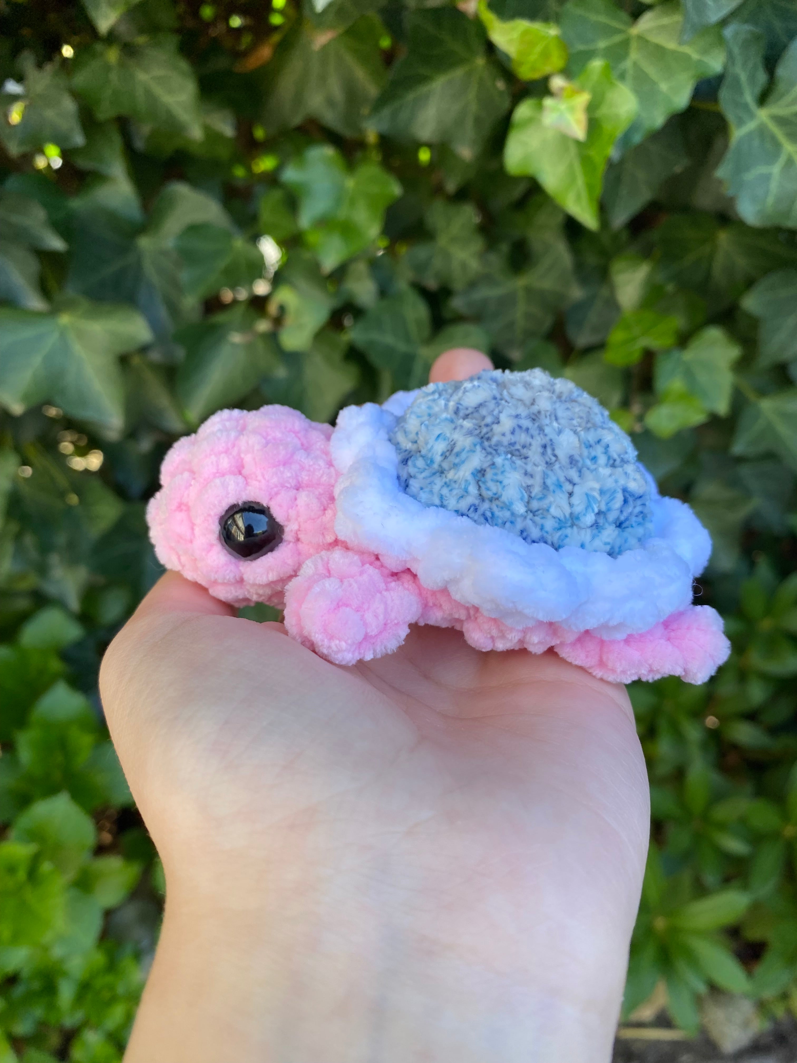 Baby Flower Turtle Plushie