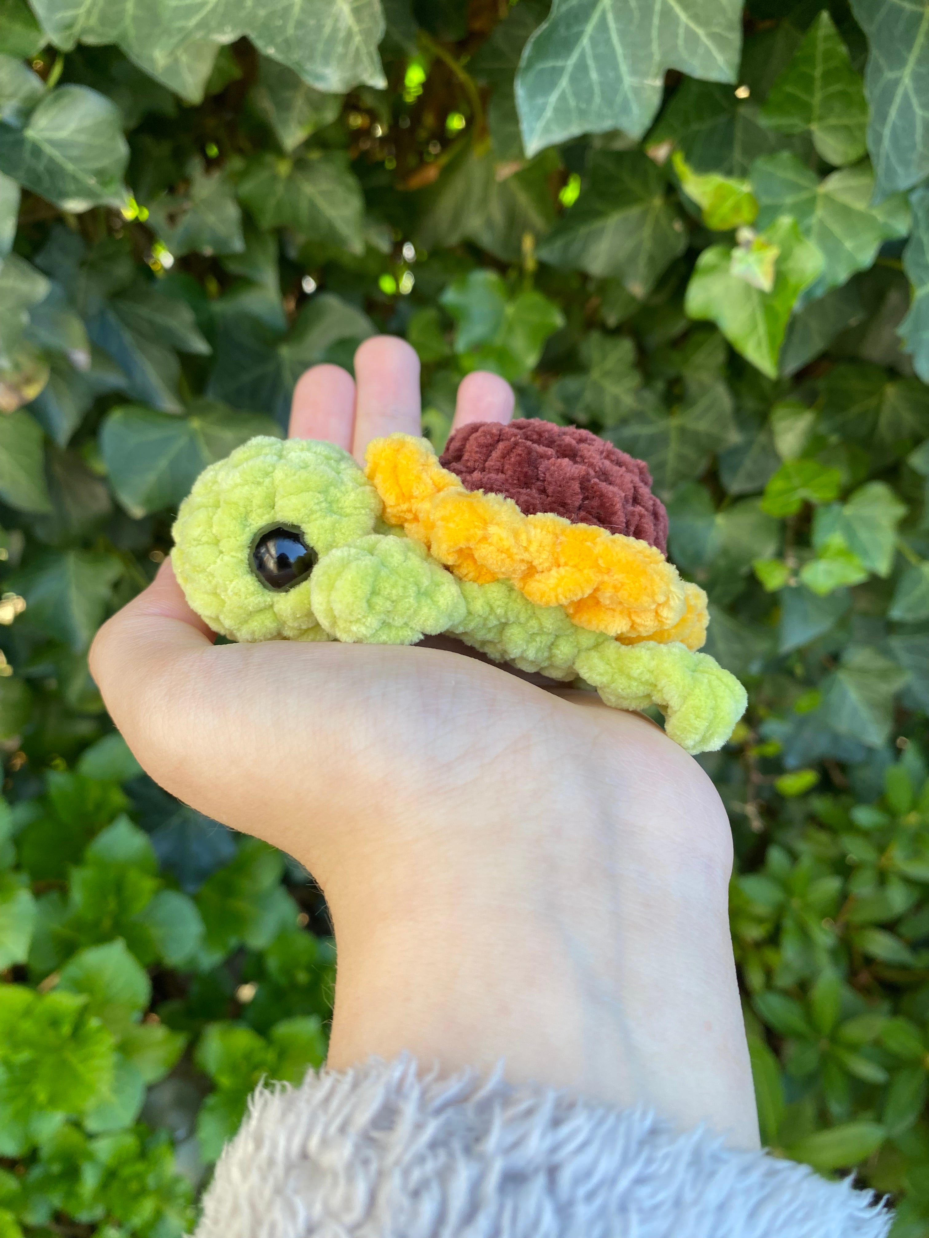 Baby Flower Turtle Plushie