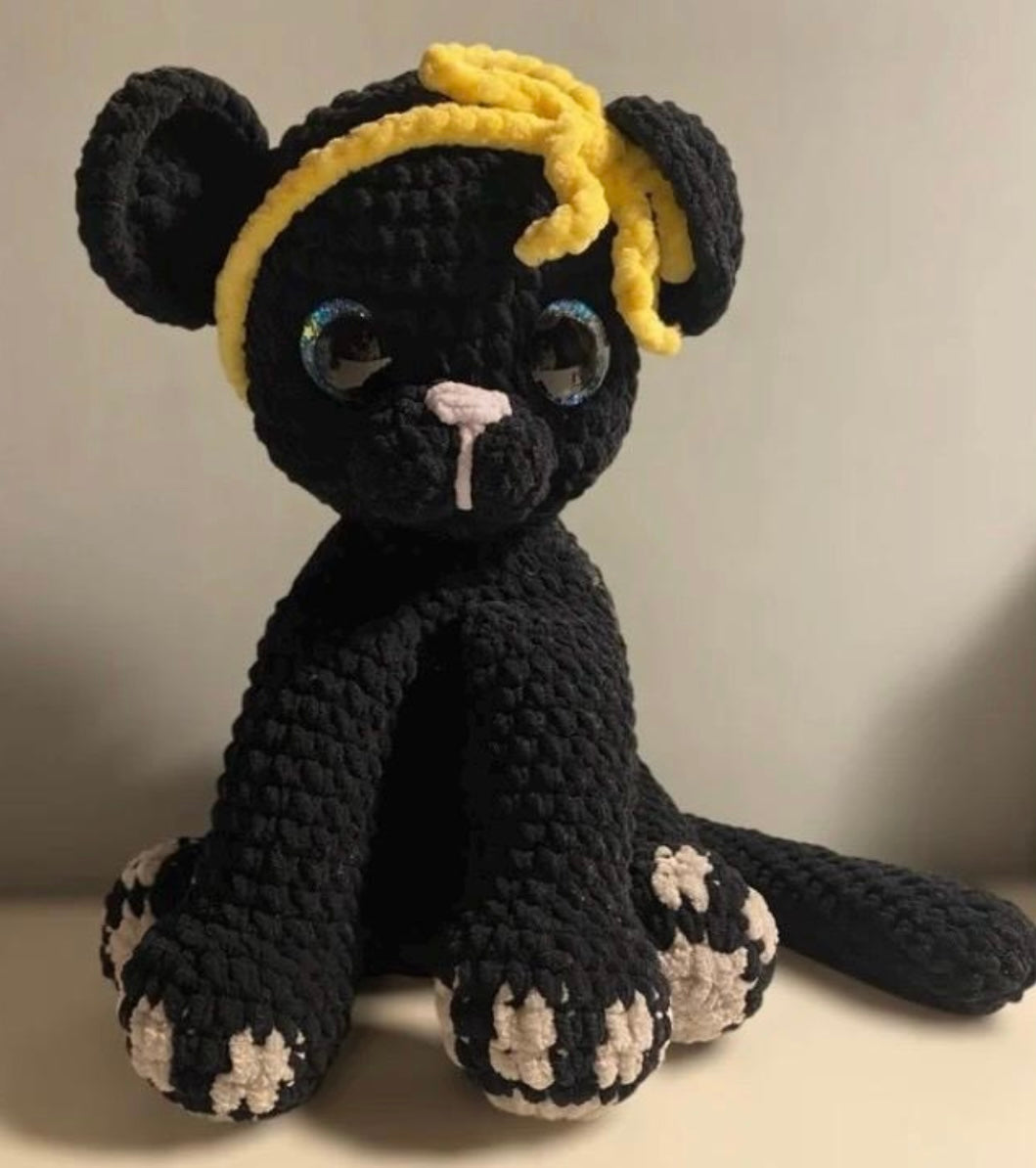 Luna the Panther Crochet Pattern (Digital pattern)