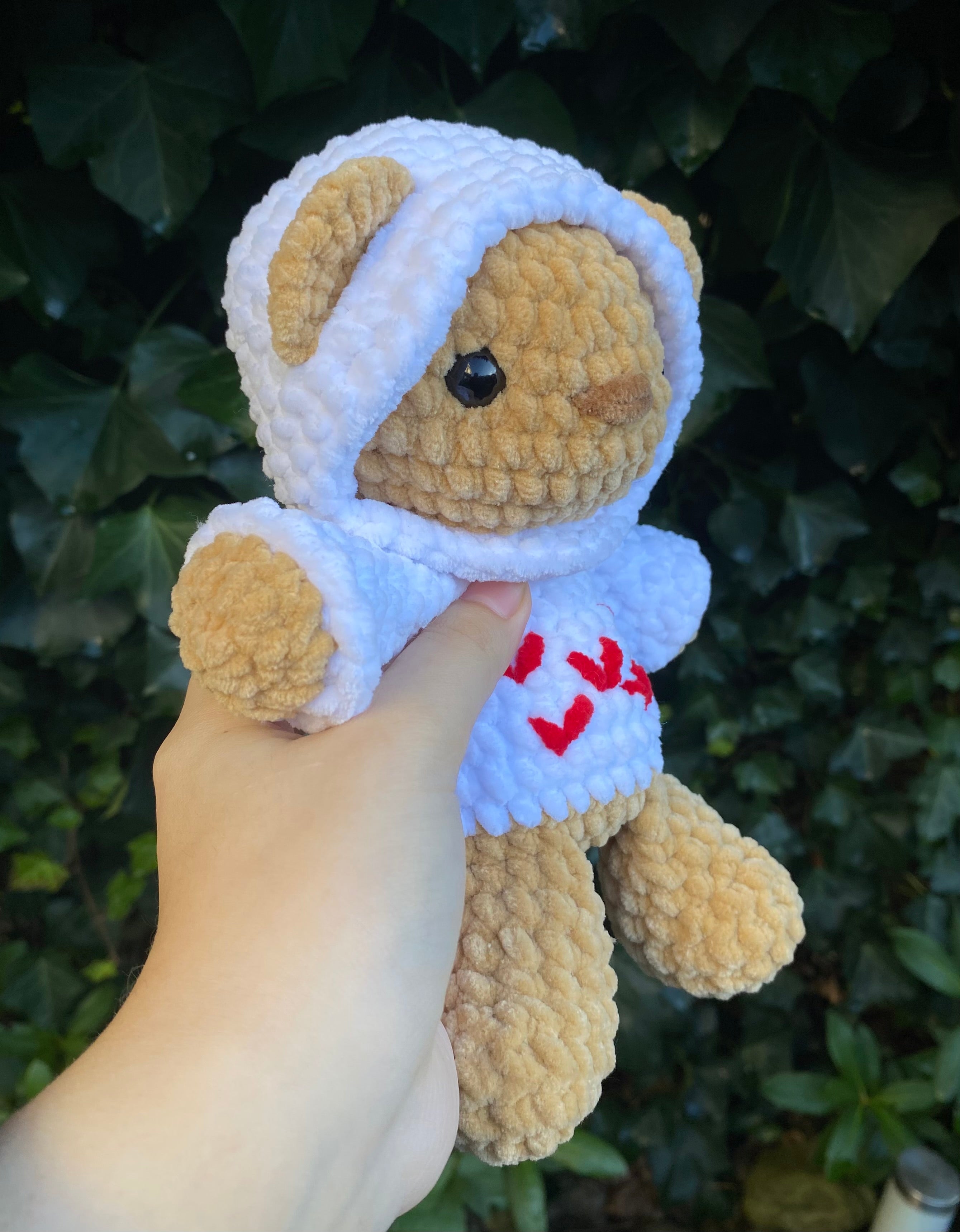 Bear with Hoodie Plushie