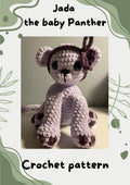 Jada the baby Panther Crochet Pattern (Digital Pattern)