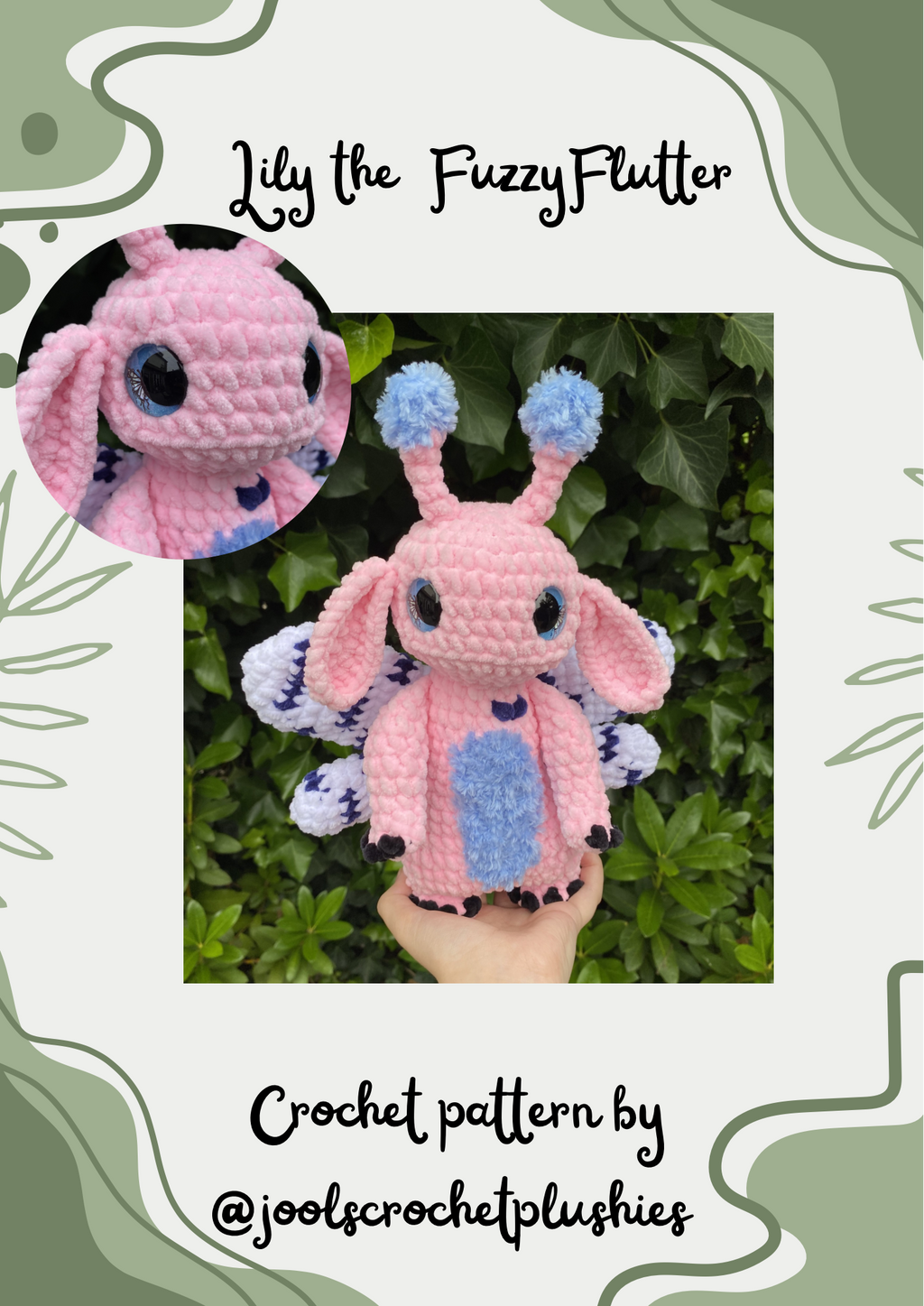 Lily the FuzzyFlutter (Digital Pattern)