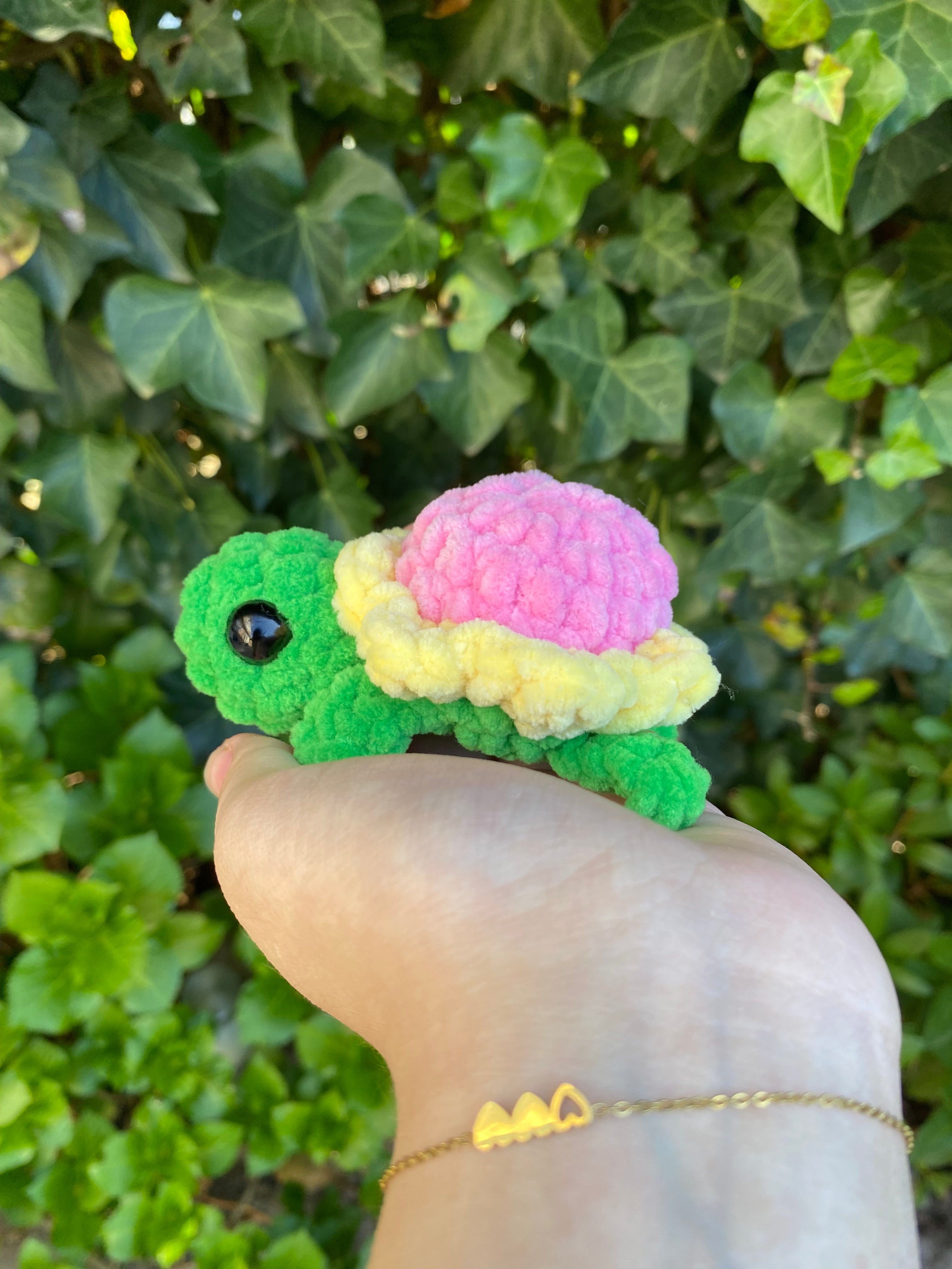 Baby Flower Turtle Plushie