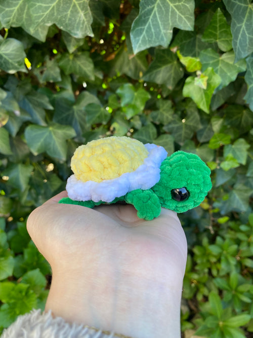 Baby Flower Turtle Plushie